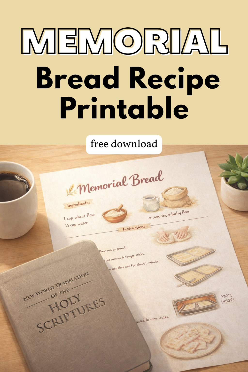 An Illustrated Memorial Bread Recipe