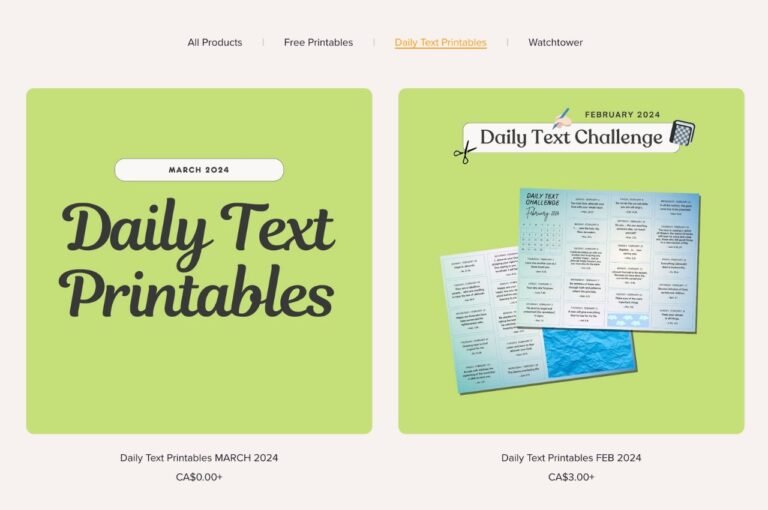 Daily Text Printables: Your One-Stop-Shop You Need