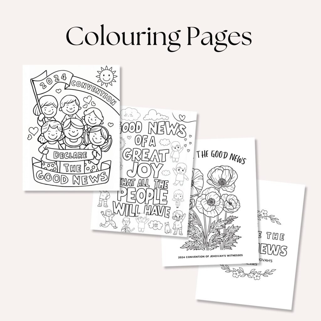 jw colouring pages for kids convention 2024