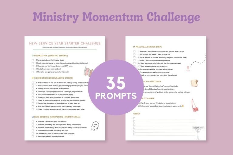 Ministry Momentum: A New Service Year Challenge